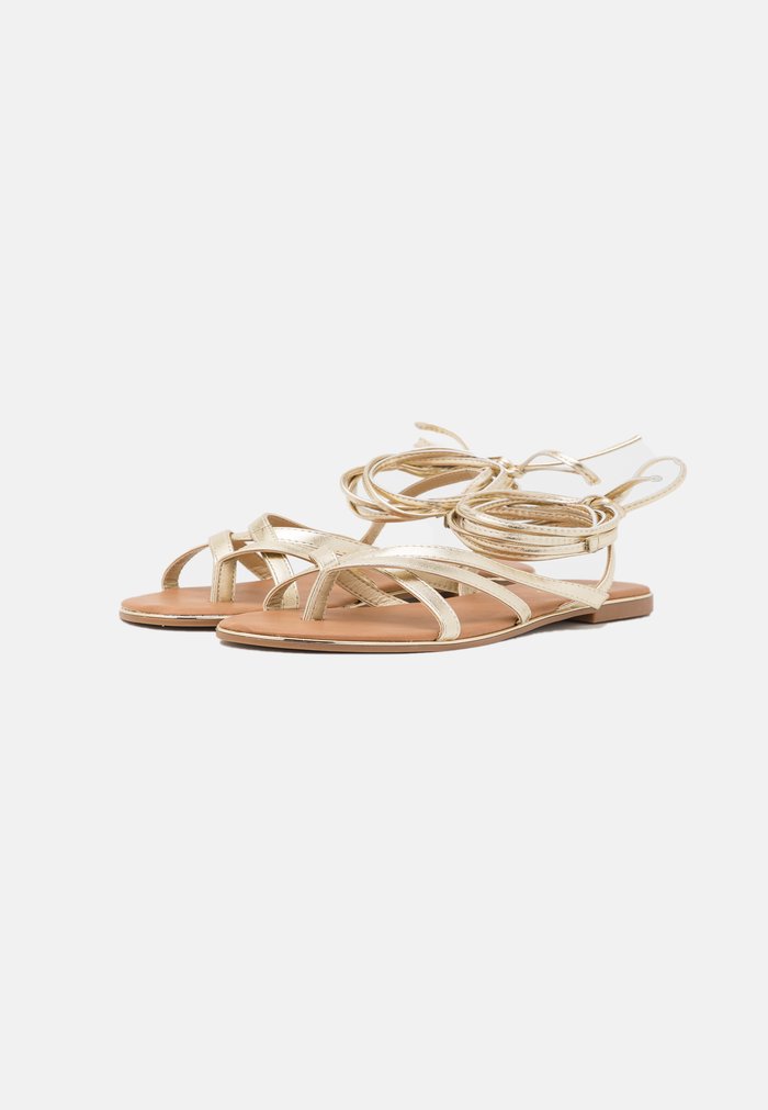 Sandales Anna Field T-bar Doré Femme | VGL-2532257